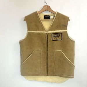 Vintage good year wrangler ranch vest lined size medium
